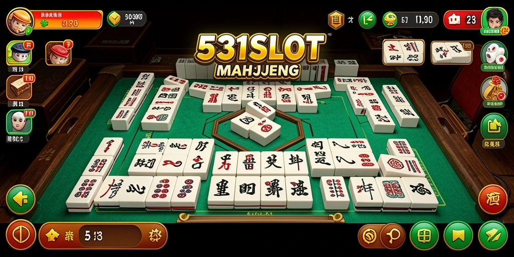 Tampilan gameplay Mahjong 531SLOT yang mendebarkan.