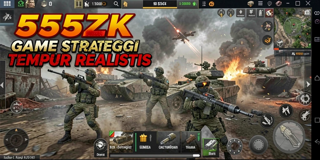 Tangkap momen strategi dalam gameplay 555ZK yang mendebarkan.