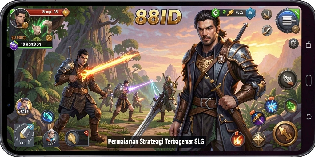 Tampilan gameplay SLG yang seru dan menantang di 88ID.