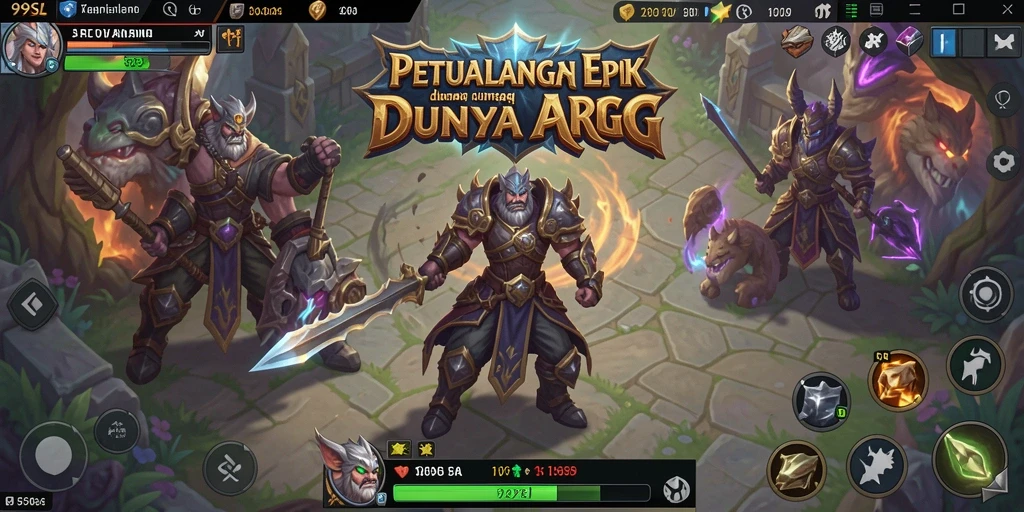 Gambaran gameplay ARPG yang mendebarkan di 99SL.
