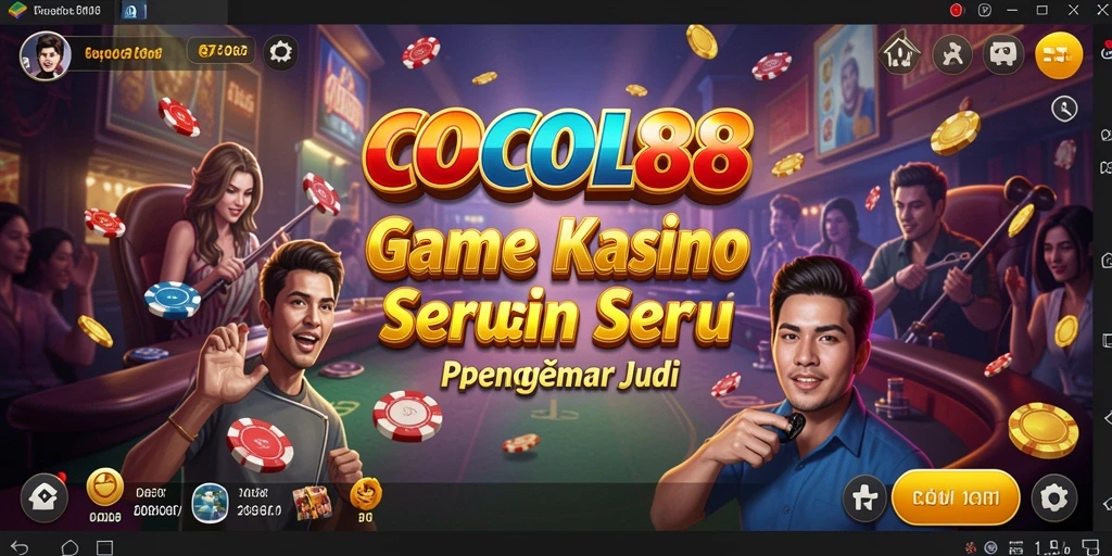 Tampilan menarik gameplay COCOL88 dengan berbagai pilihan permainan Kasino.