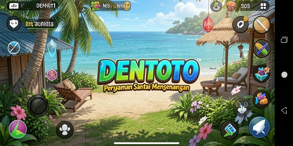 Tangkapan layar DENTOTO menunjukkan kegembiraan dalam gameplay Casual.