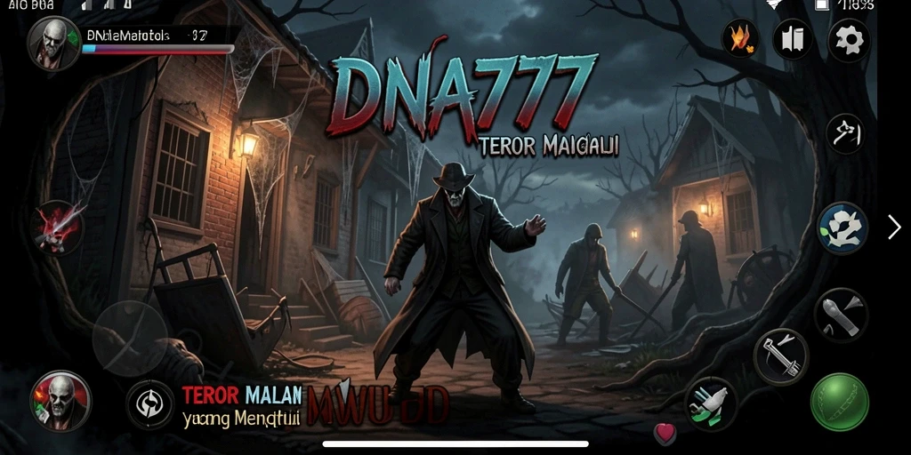 Tampilkan gameplay menakutkan di dunia penuh ketegangan.