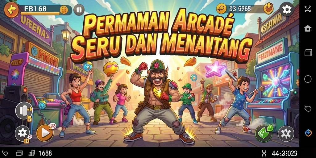 Tangkapan layar dari gameplay FB168 yang menghibur dan penuh aksi.