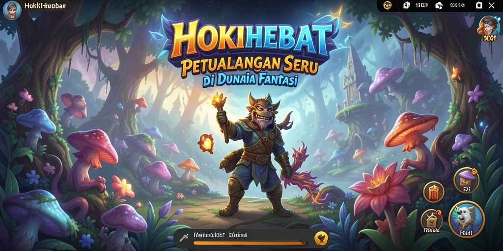 Screenshot HOKIHEBAT menampilkan aksi seru dalam pertarungan MMORPG.