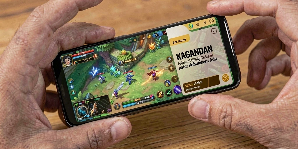 Screenshot KAGANDAN menunjukkan antarmuka aplikasi Utility yang bersih dan fungsional.