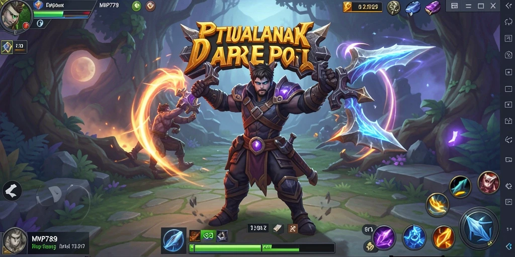 Screenshot utama MVP789 yang menampilkan aksi seru dalam gameplay ARPG.