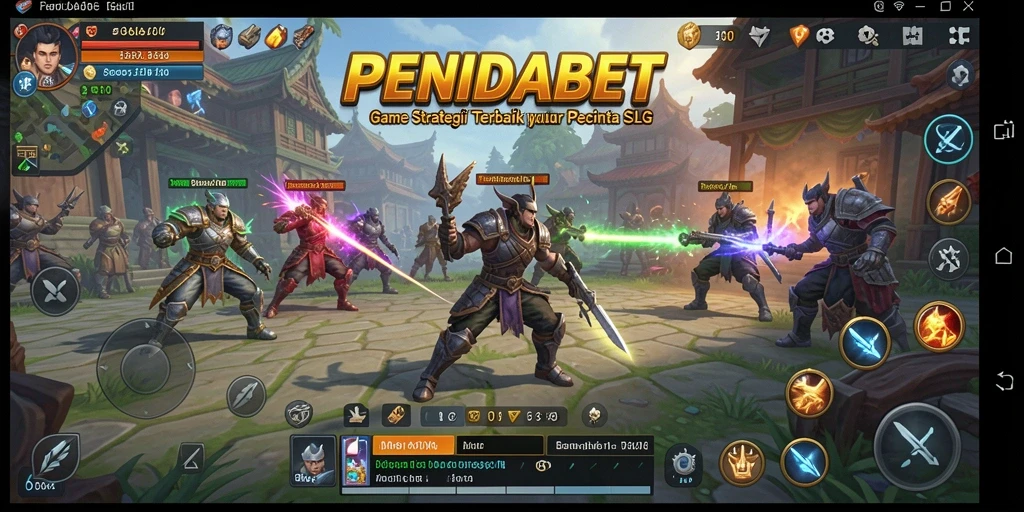 Tampilan menarik dari gameplay strategis di PENIDABET.