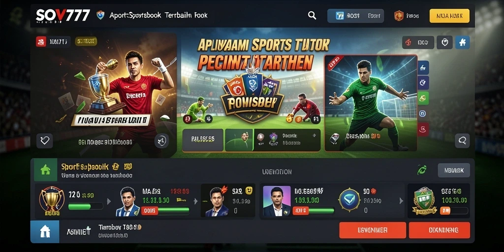 Tampilan gameplay SOV777 yang menarik untuk taruhan olahraga.