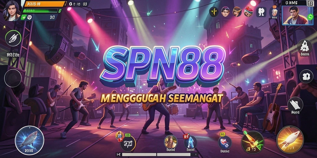 Gameplay SPN88 menampilkan tantangan bermain musik yang seru.