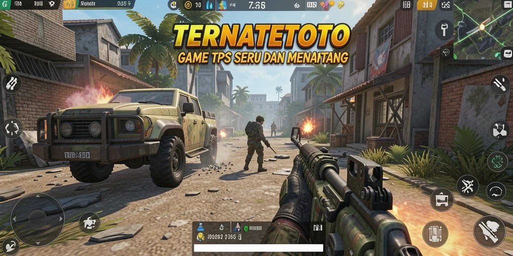 Tampilan aksi seru dalam gameplay TERNATETOTO.